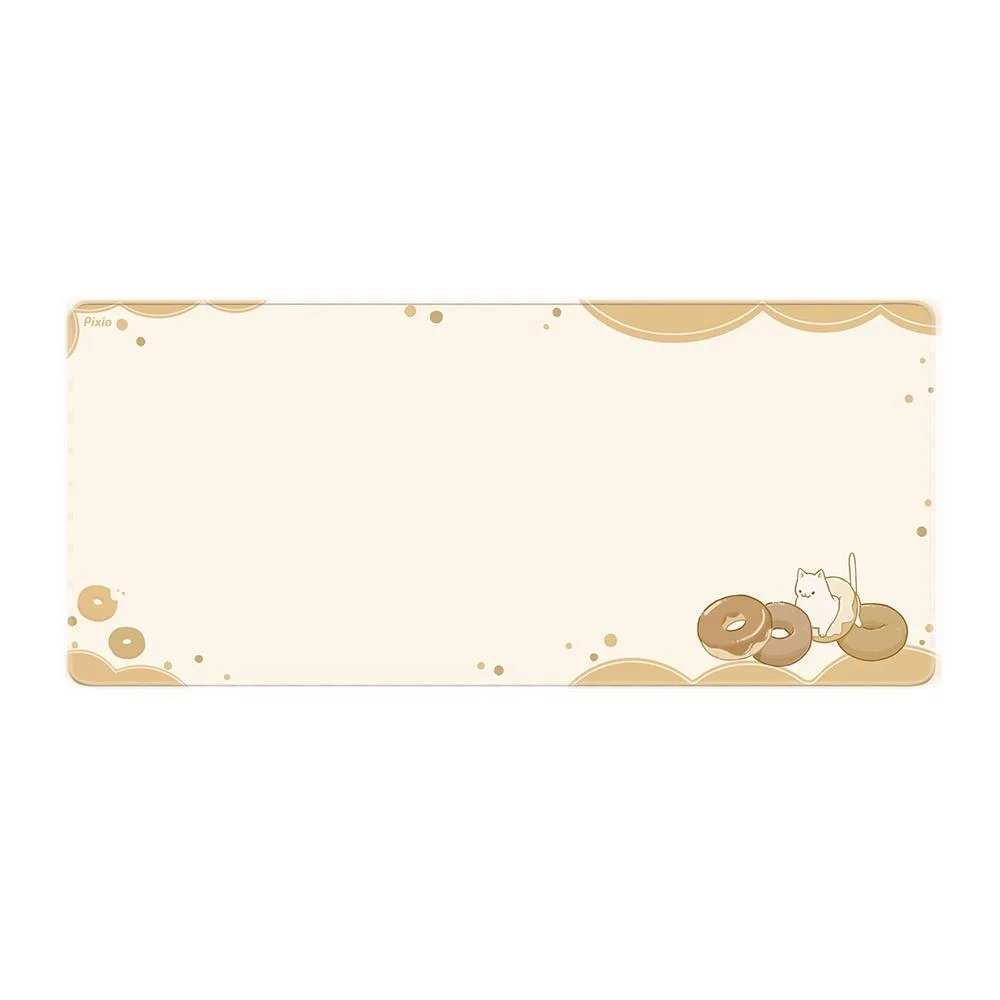 Pixio Pixio PXMP001XXL mouse pad 35.4" x 15.7" Cats and Donuts Beige — product photo