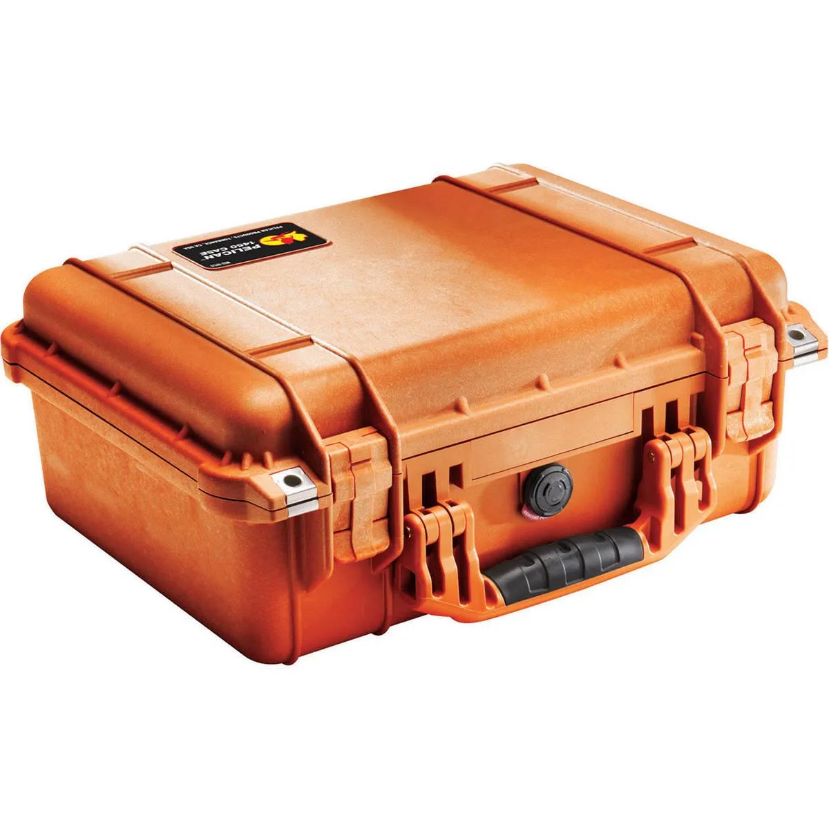 Pelican Products, Inc. Pelican 1450 Watertight Hard Case with Foam Insert - Orange — product photo