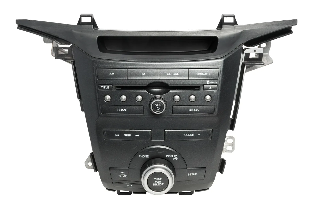 1 Factory Radio 1 Factory Radio 39100-TK8-C120 2012-13 Honda Odyssey AM FM CD Radio Face 1XU1 — product photo