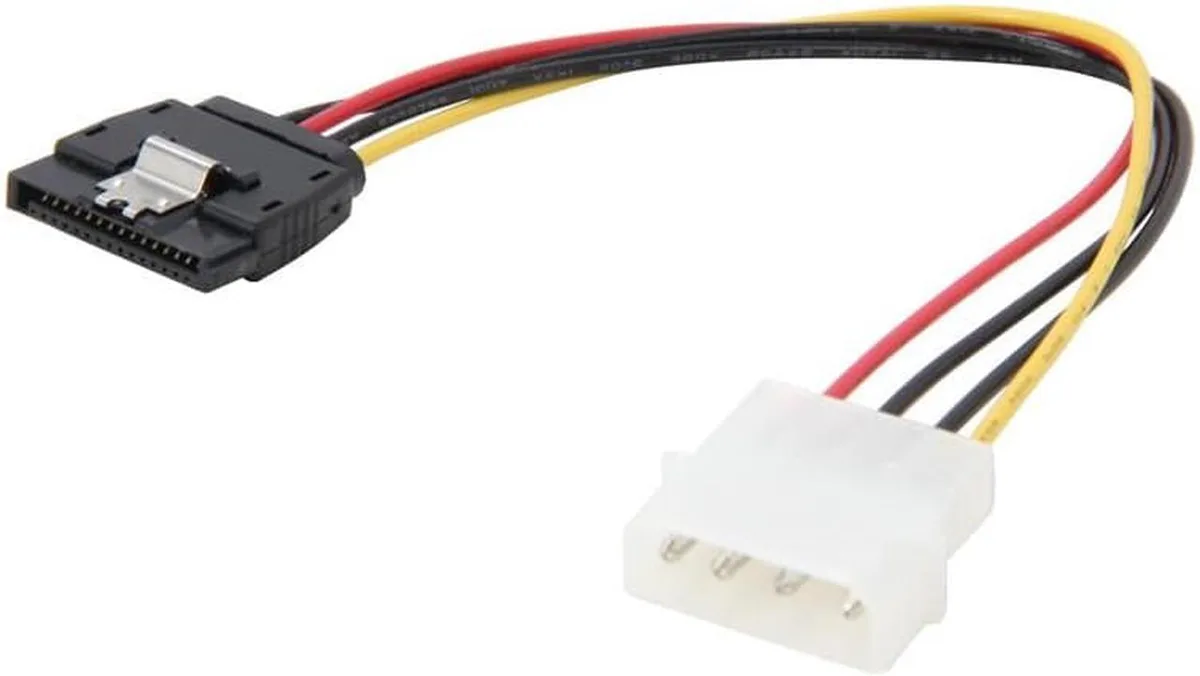 Vszerda Vszerda 8 inch Molex 4-pin to SATA 15-pin internal power cable — product photo
