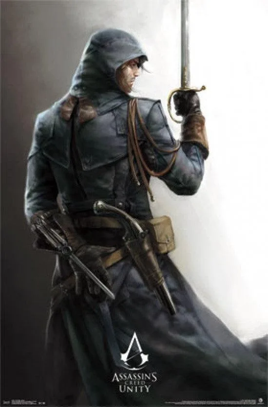 Posterazzi Assassin's Creed Unity sword poster 22 x 34 inches