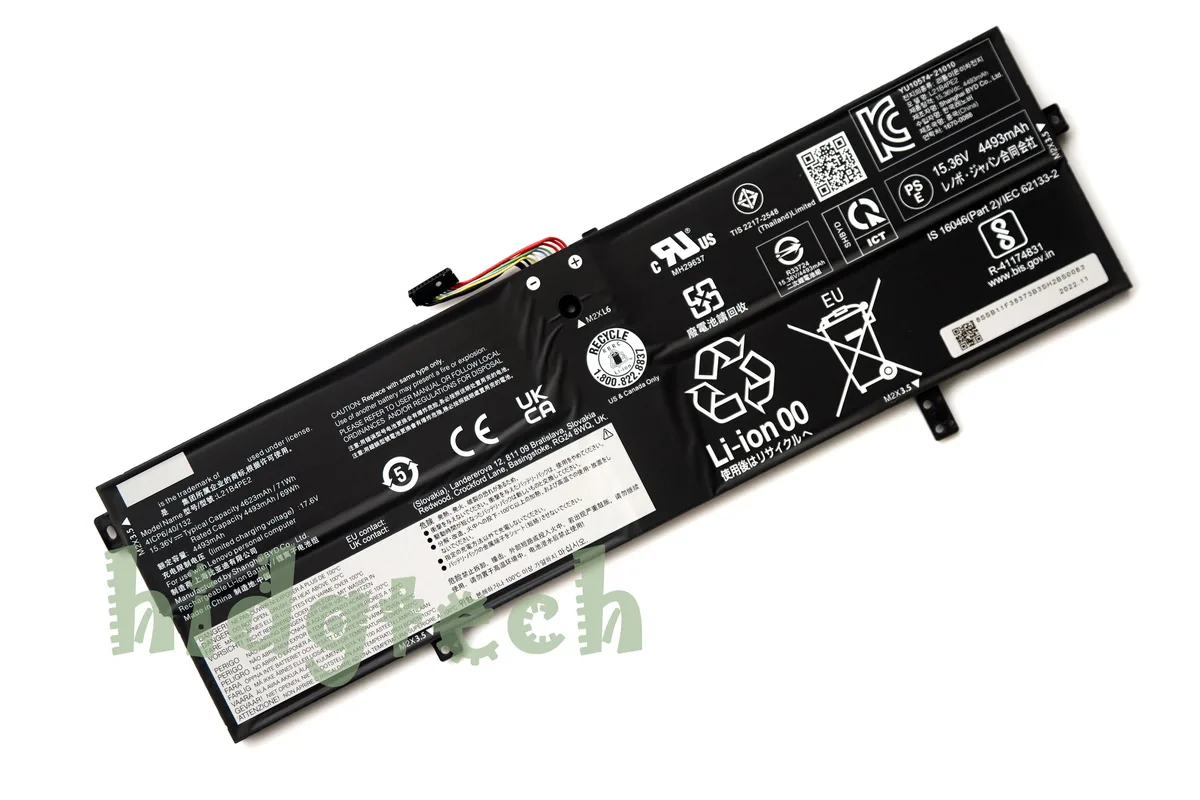 Beisite Beisite L21B4PE2 L21L4PE0 L21M4PE3 71Wh 15.36V laptop battery — product photo