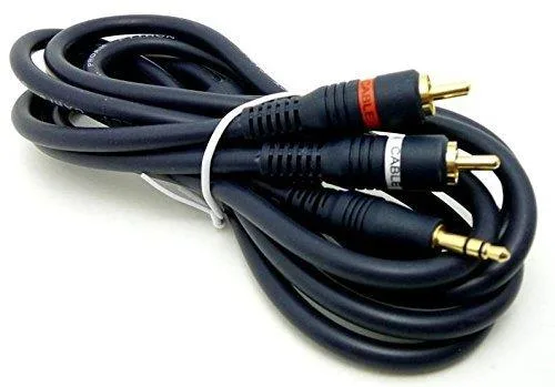 iMBAPrice iMBAPrice 25 Feet 3.5mm Stereo Male to 2RCA Male 22AWG Cable Gold Plated — product photo