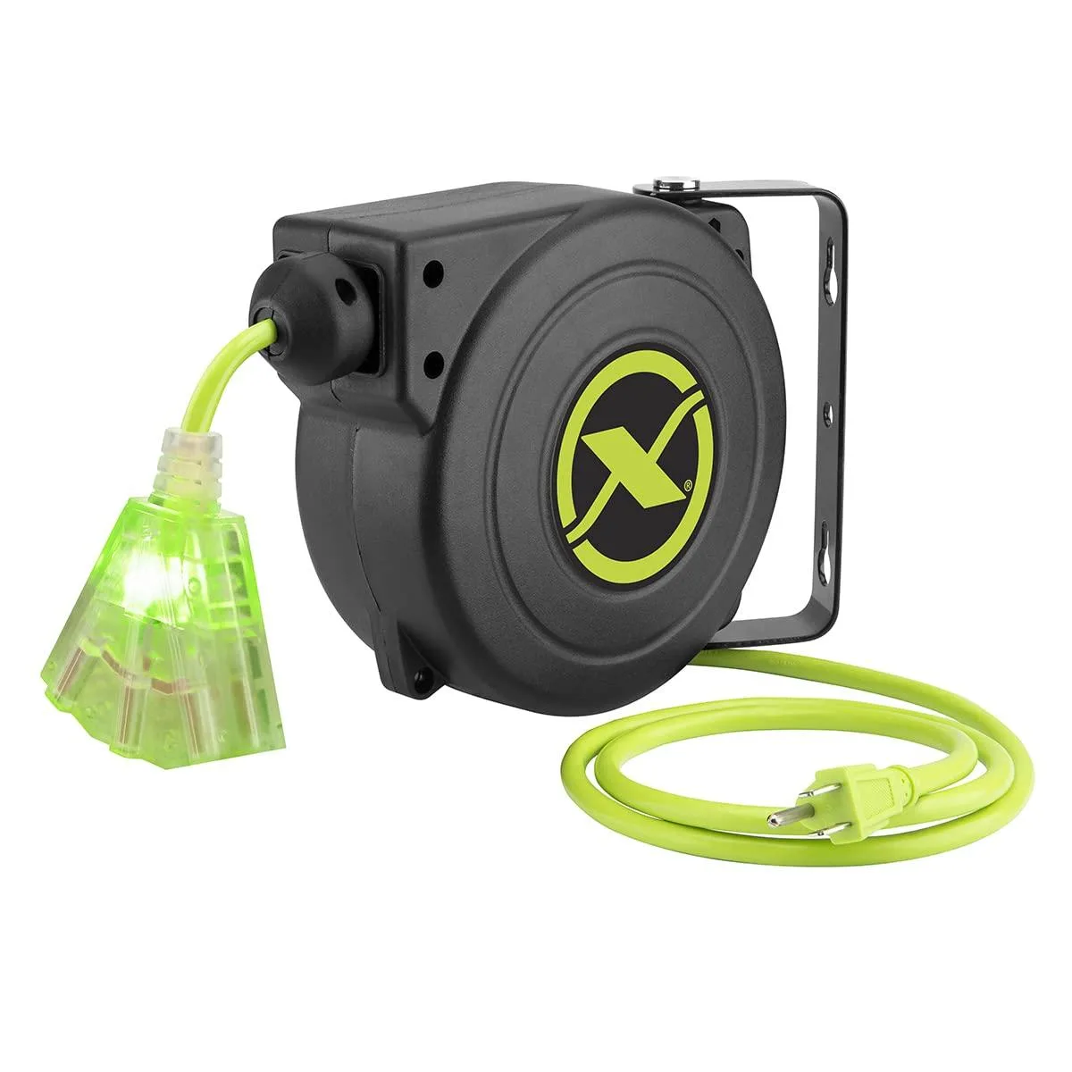  Flexzilla Retractable Extension Cord Reel 16/3 AWG 25' ZillaGreen FZ8160253 — product photo