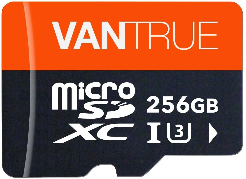 Vantrue Vantrue 256GB MicroSDXC U3 V30 Class 10 memory card — product photo
