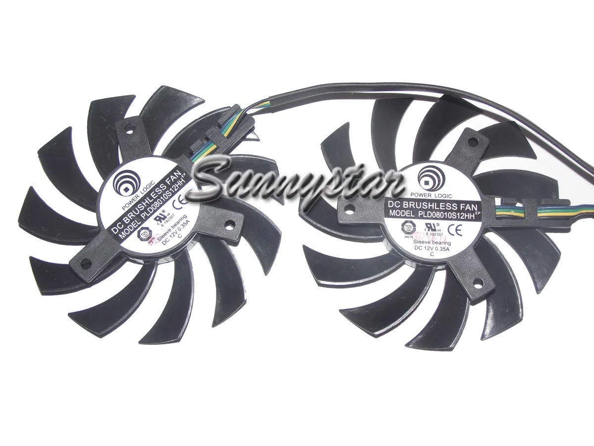 OEM Industries OEM Industries PLD08010S12HH 12V 0.35A 4-pin VGA fan CPU cooler — product photo