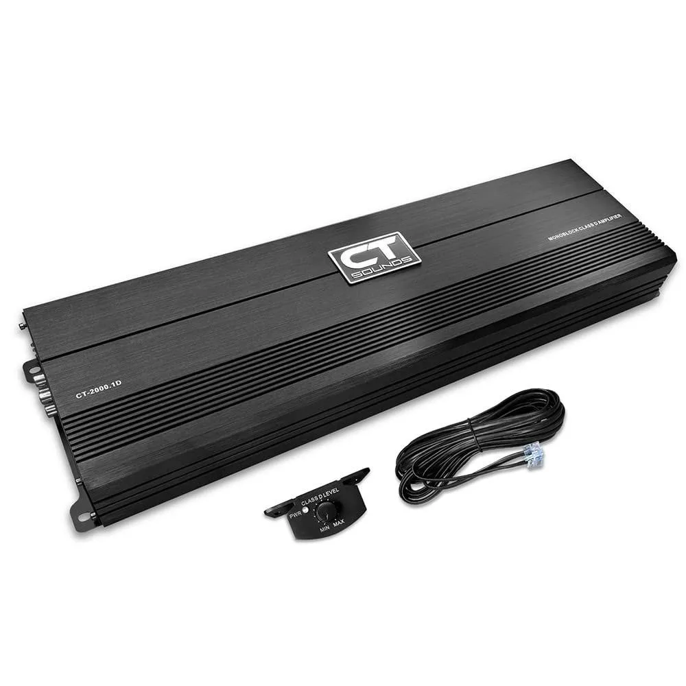 Avantalk Avantalk 2 in 1 accessory CT-2000.1D car amplifier 2000W RMS — product photo