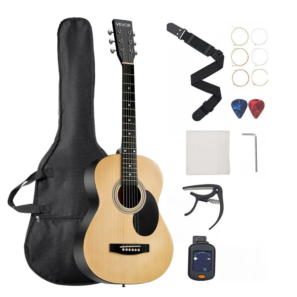 VEVOR VEVOR FG028-36N 36 in Dreadnought Acoustic Guitar Natural — product photo