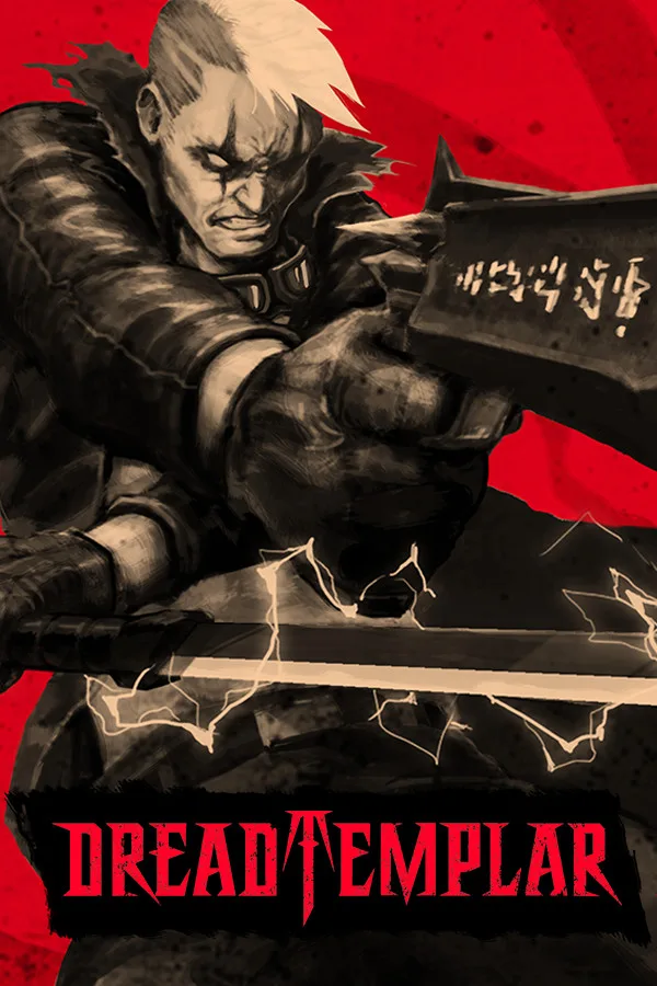Steam digital code card for retro FPS Dread Templar