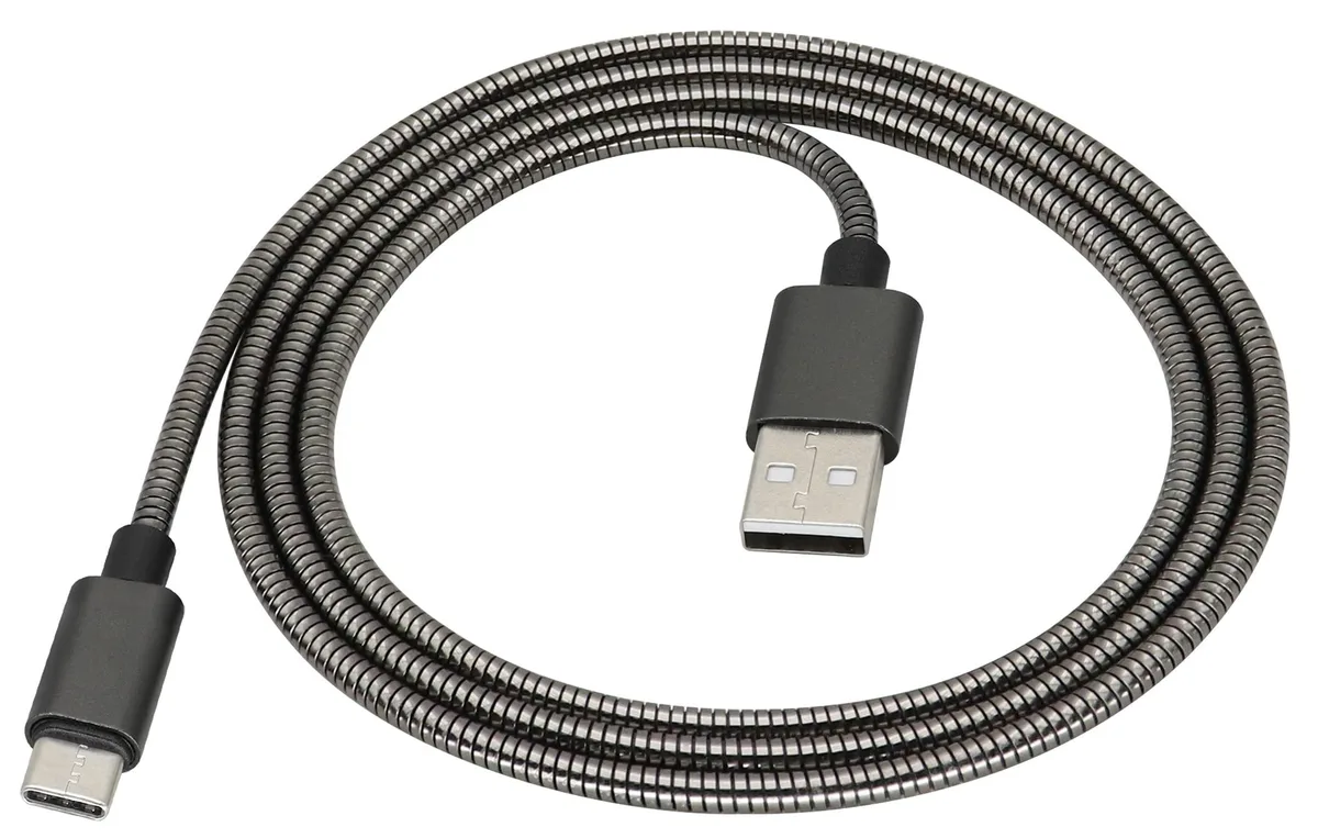  BELKIN HF-TYPEC-0005 USB A to Type C Metal Braided Cable Gunmetal 3.3ft — product photo