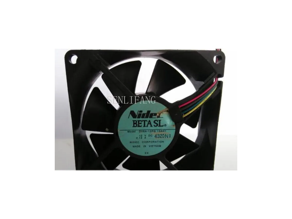 Fans Fans D08A-12PG 13AH1 80x80x25mm 12V 0.14A Case Fan — product photo