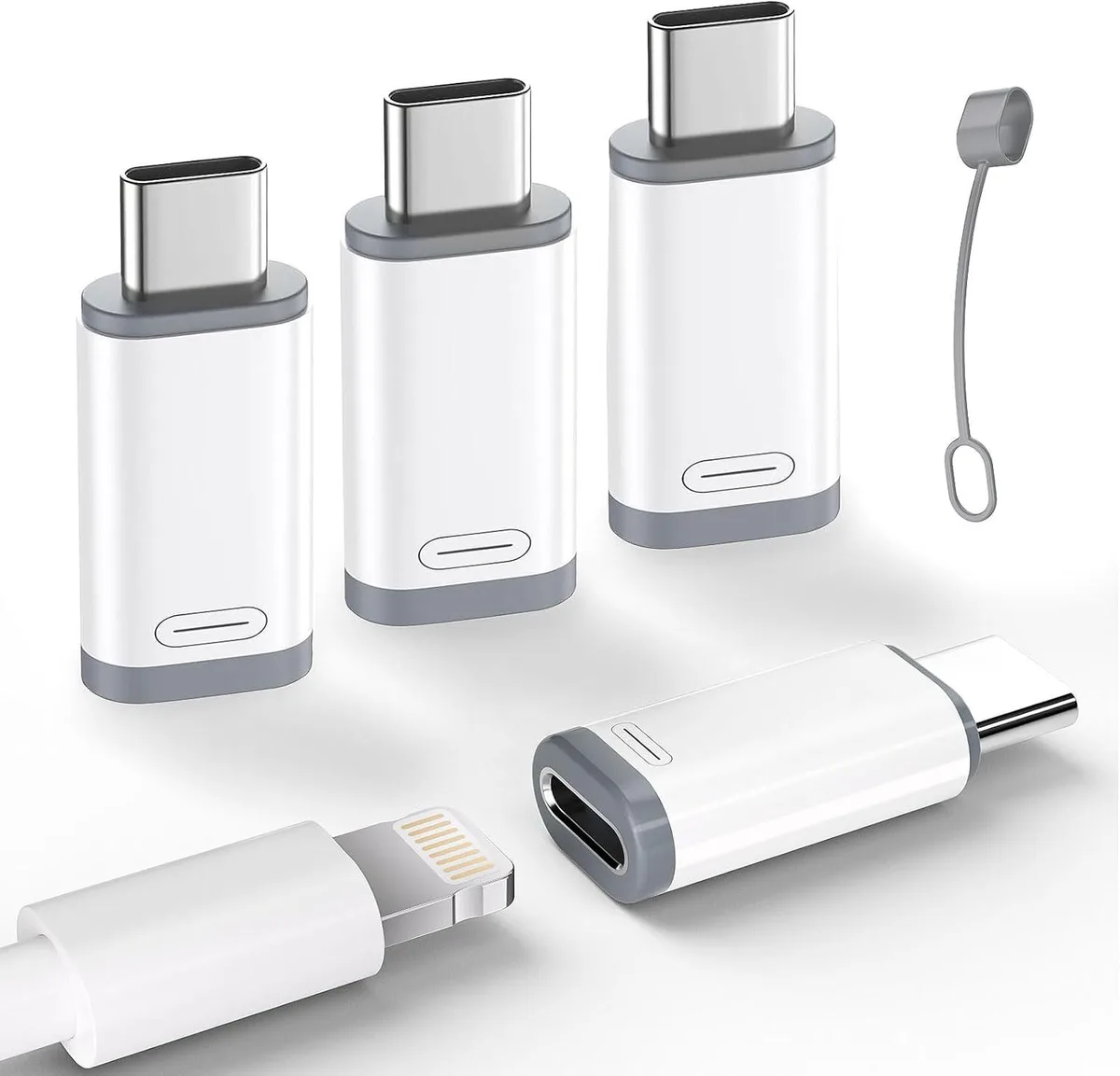 FLEANE FLEANE 4 Pack Lightning to USB C Charge Adapter — product photo