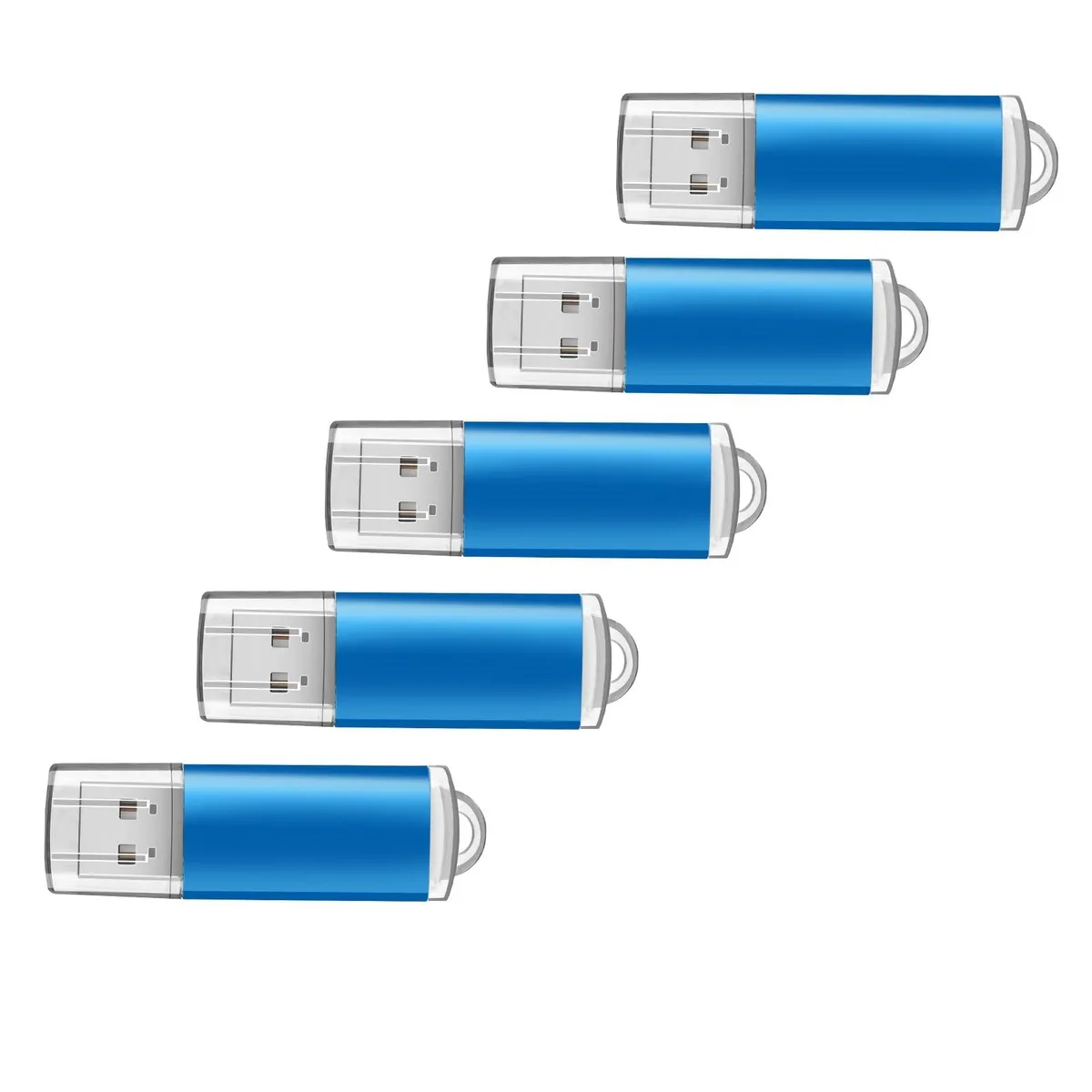 GSM Outdoors GSM Outdoors 5 Pack 64GB USB 2.0 Blue Flash Drives — product photo