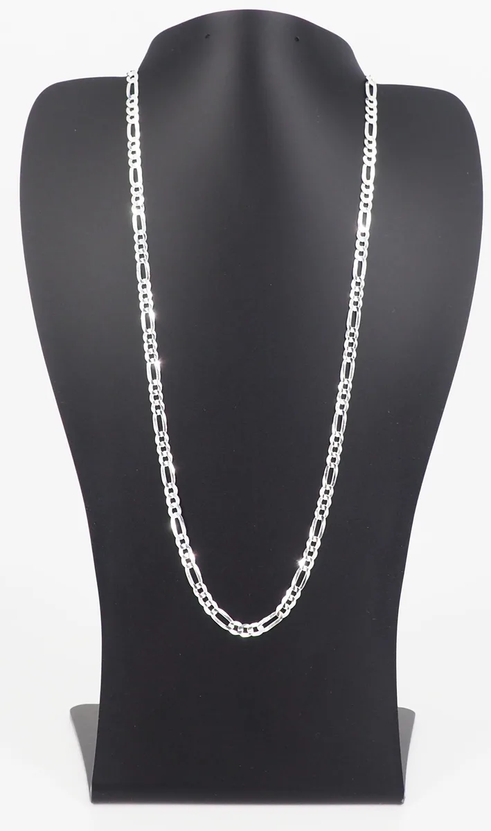 MST MST 925 Sterling Silver Figaro Chain Necklace 22 Inch 5.5mm 14.5g — product photo
