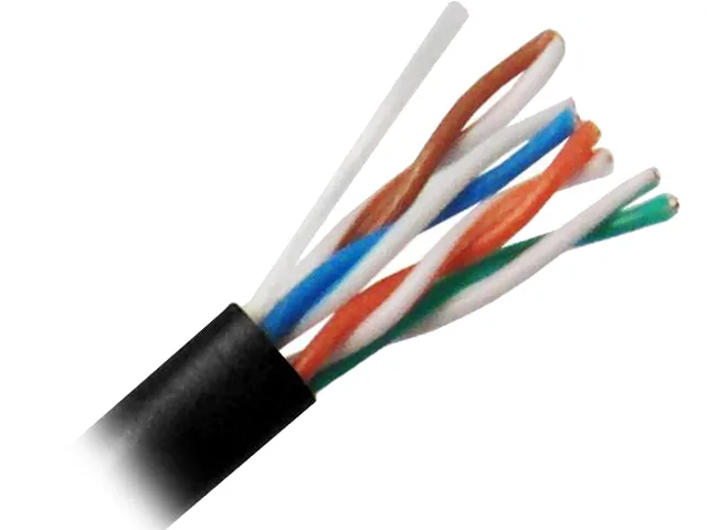 Nippon Labs Nippon Labs 80C5CMX-414BK network ethernet cable Cat5E 1000 ft 24 AWG UTP black — product photo