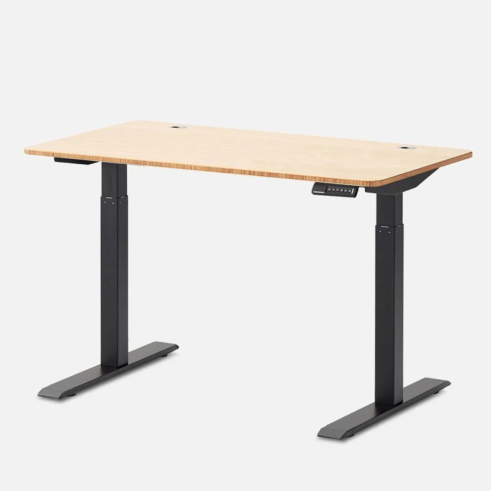 Autonomous Autonomous Desk 2 Electric Standing 53x29 Black Bamboo 2-Stage office furniture — product photo