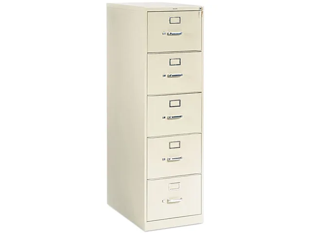 HON HON 315CPL 310 Series Five-Drawer Legal File Cabinet 26.50" Depth Putty — product photo