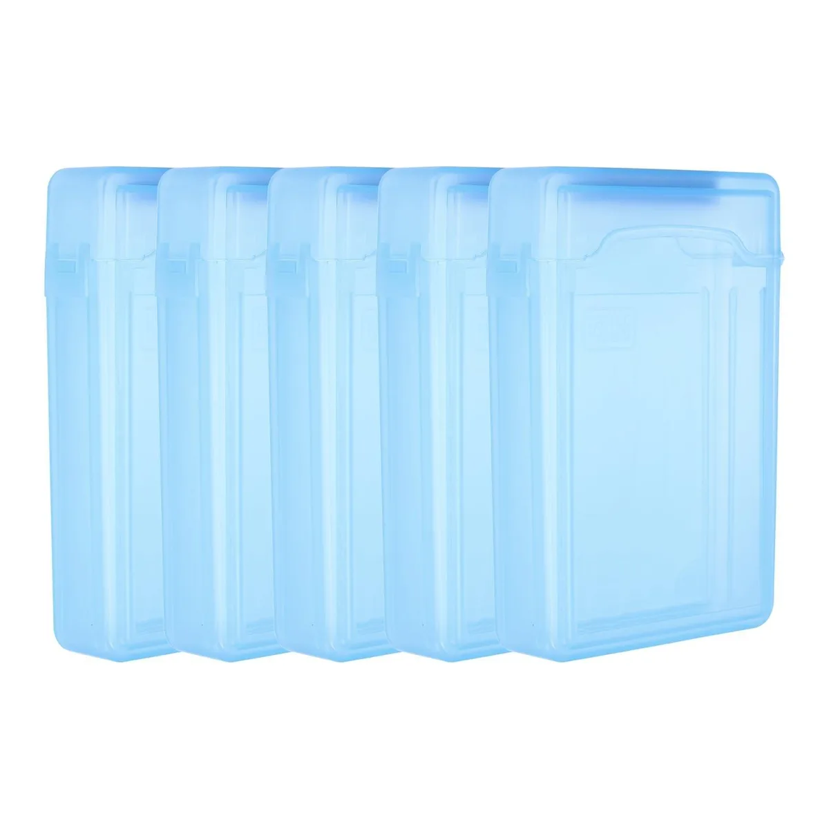 GSM Outdoors GSM Outdoors 6.5" x 4.5" Hard Drive Case 5 Pack Blue — product photo