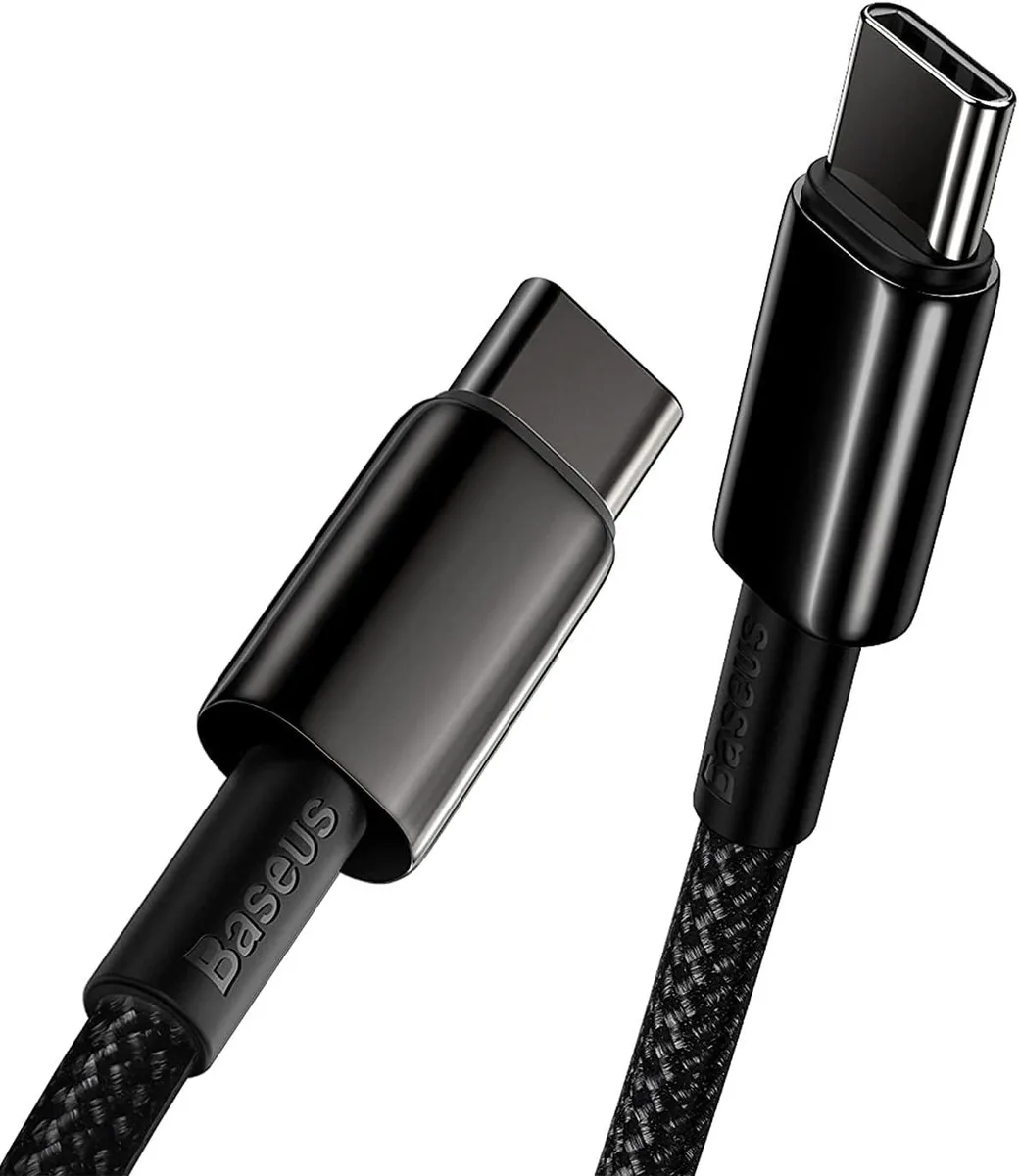 BUCIER BUCIER USB C Cable 100W PD 5A QC 4.0 Zinc Alloy Nylon Braided 6.6ft — product photo