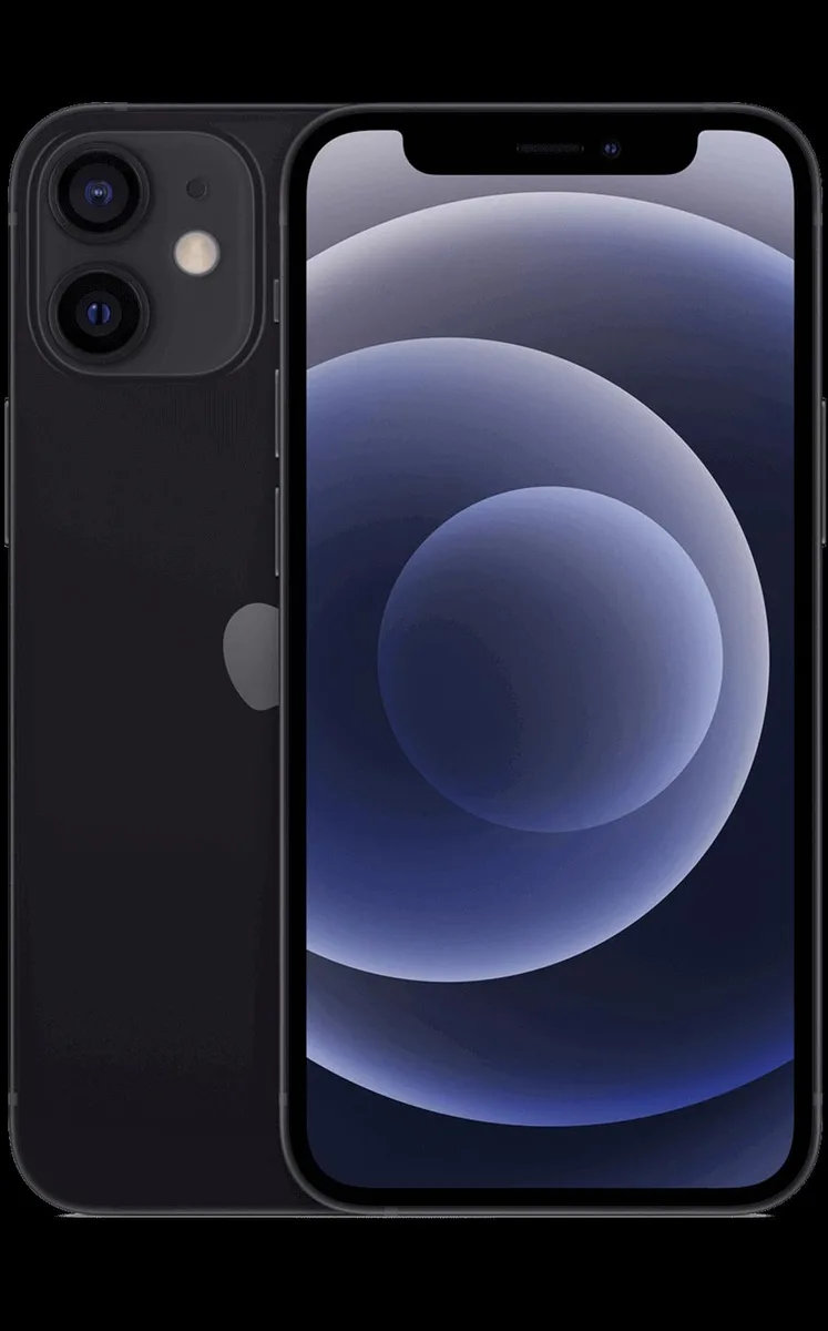Apple Apple iPhone 12 Mini A2176 64GB Black - Cell Phones - Unlocked — product photo