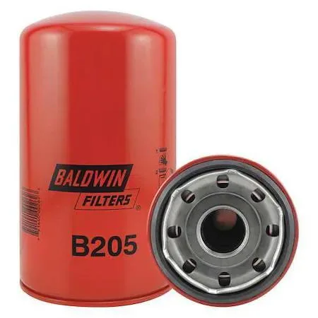 Transparent cylindrical spin-on filter with integral gasket and post seal, 1-1/2 inch thread