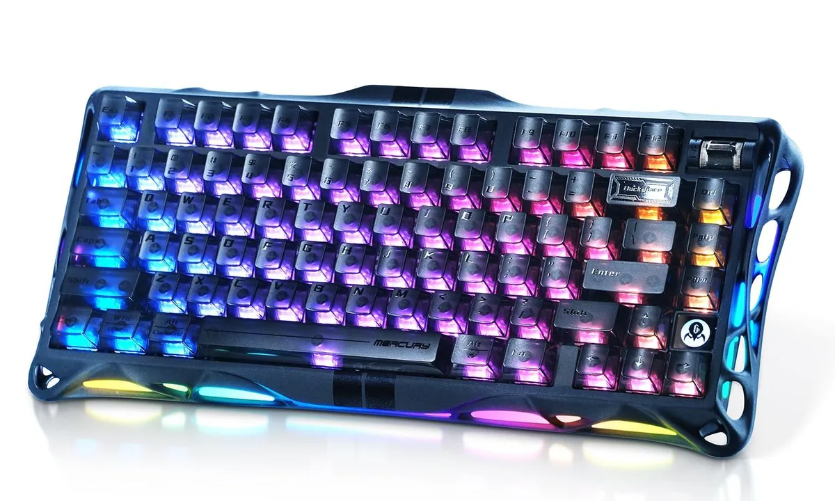 Vszerda Vszerda Mercury V75 HE gaming keyboard, 75% Hall Effect, 8000Hz, 0.005mm, USB-C, Stealth Black — product photo