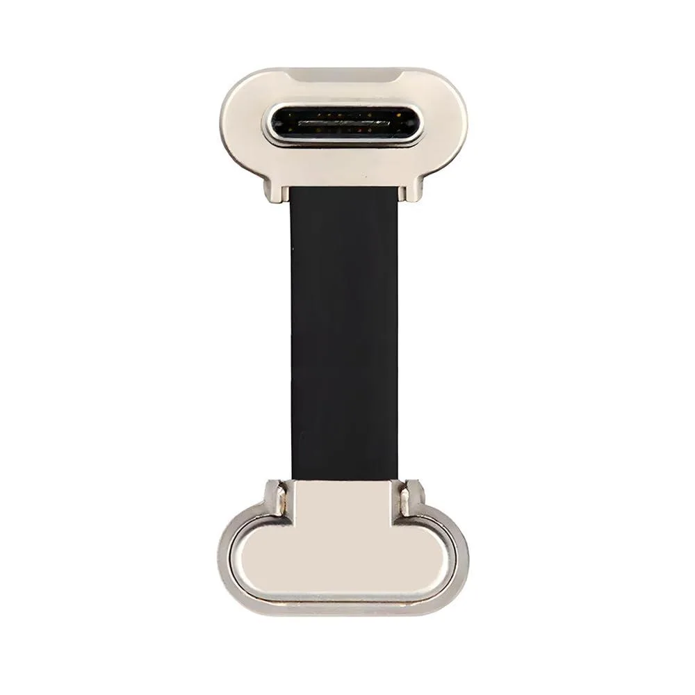LORDWORLD LORDWORLD USB-C Male to Male Angled Cable 65W USB2.0 480Mbps 0.79in Black — product photo