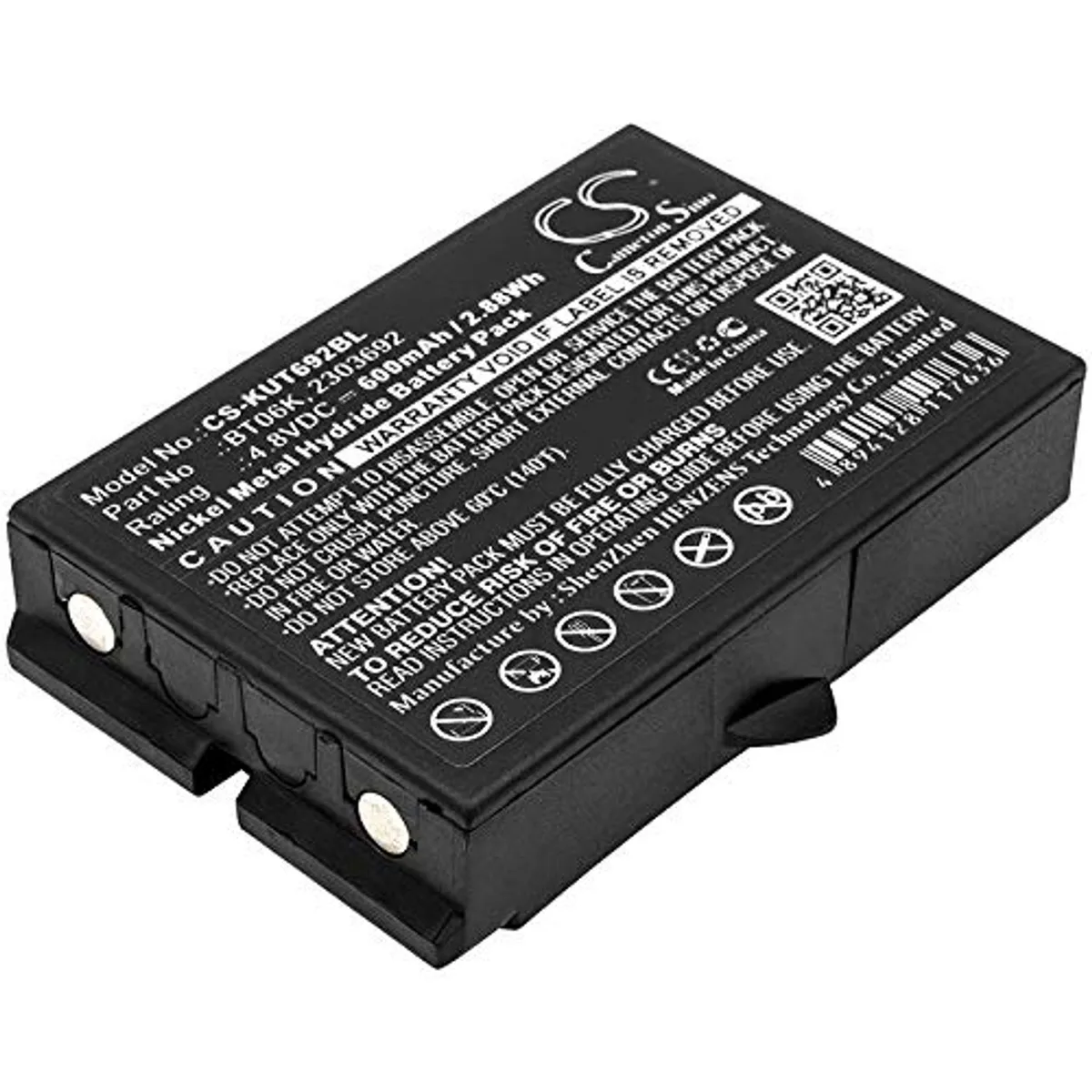  Cameron Sino 2303692 NiZn battery 4.8 V 600 mAh — product photo