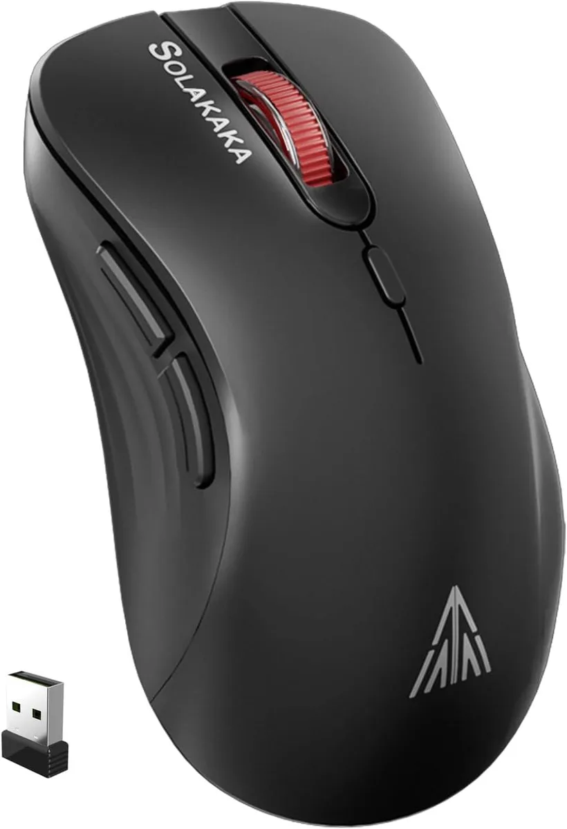 BFKK BFKK SM66 Black Silent Dual Mode Wireless Gaming Mouse 4200 DPI — product photo