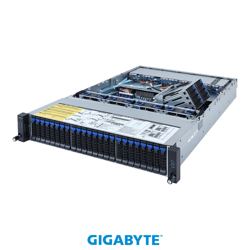 GIGABYTE GIGABYTE R262-ZA0 2U 42-Bay Barebone Server — product photo