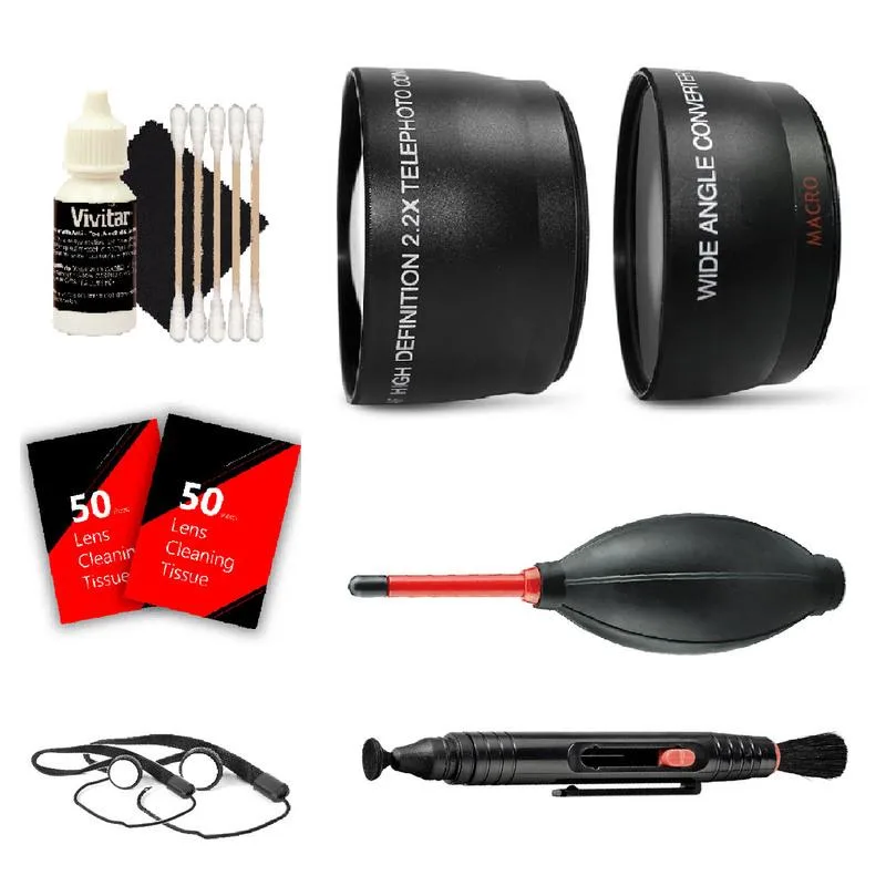Vivitar Vivitar 52mm Wide Angle &amp; Telephoto Lens Kit camera lens — product photo