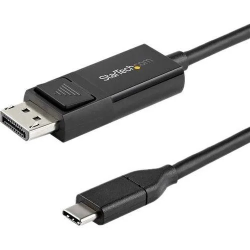 STARTECH STARTECH CDP2DP2MBD 6.6 ft USB-C to DisplayPort 1.2 bidirectional cable 4K 60Hz Thunderbolt 3 — product photo