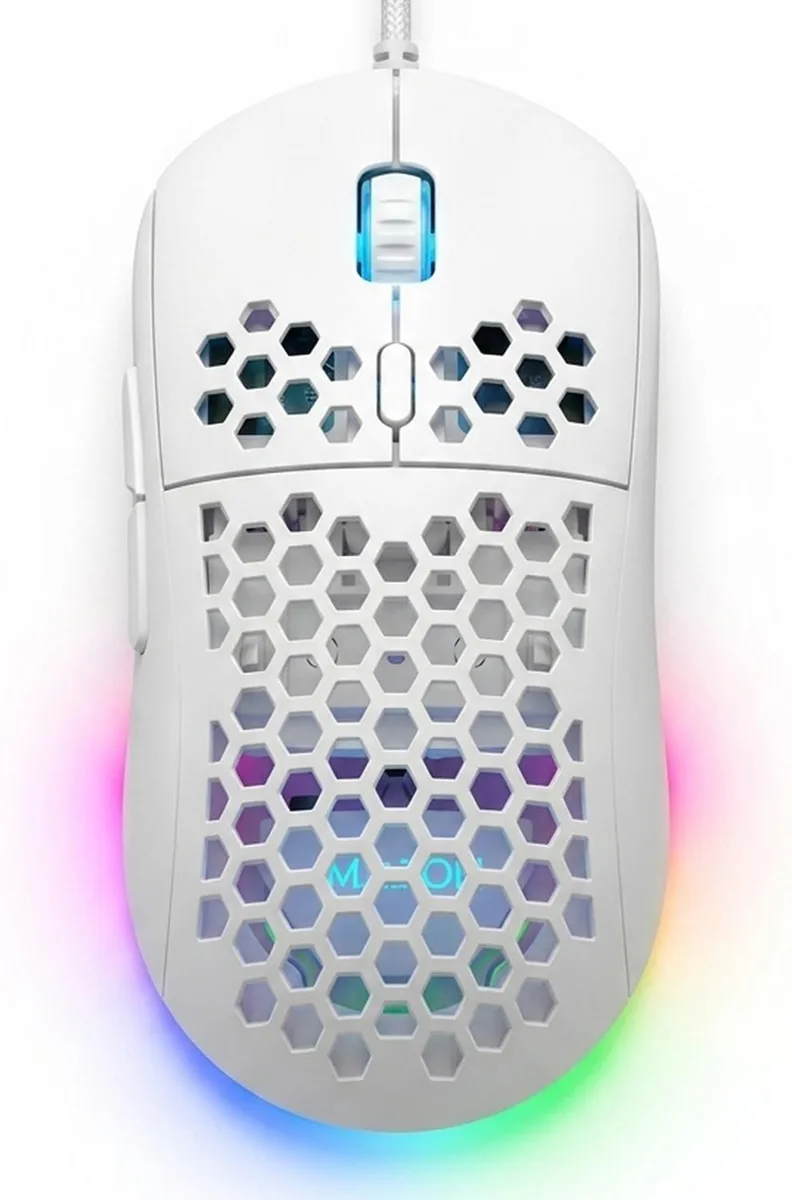  ASUS MR.FOX M1 MOUSE gaming mouse, 75g, 12800 DPI, 16 buttons, Black — product photo