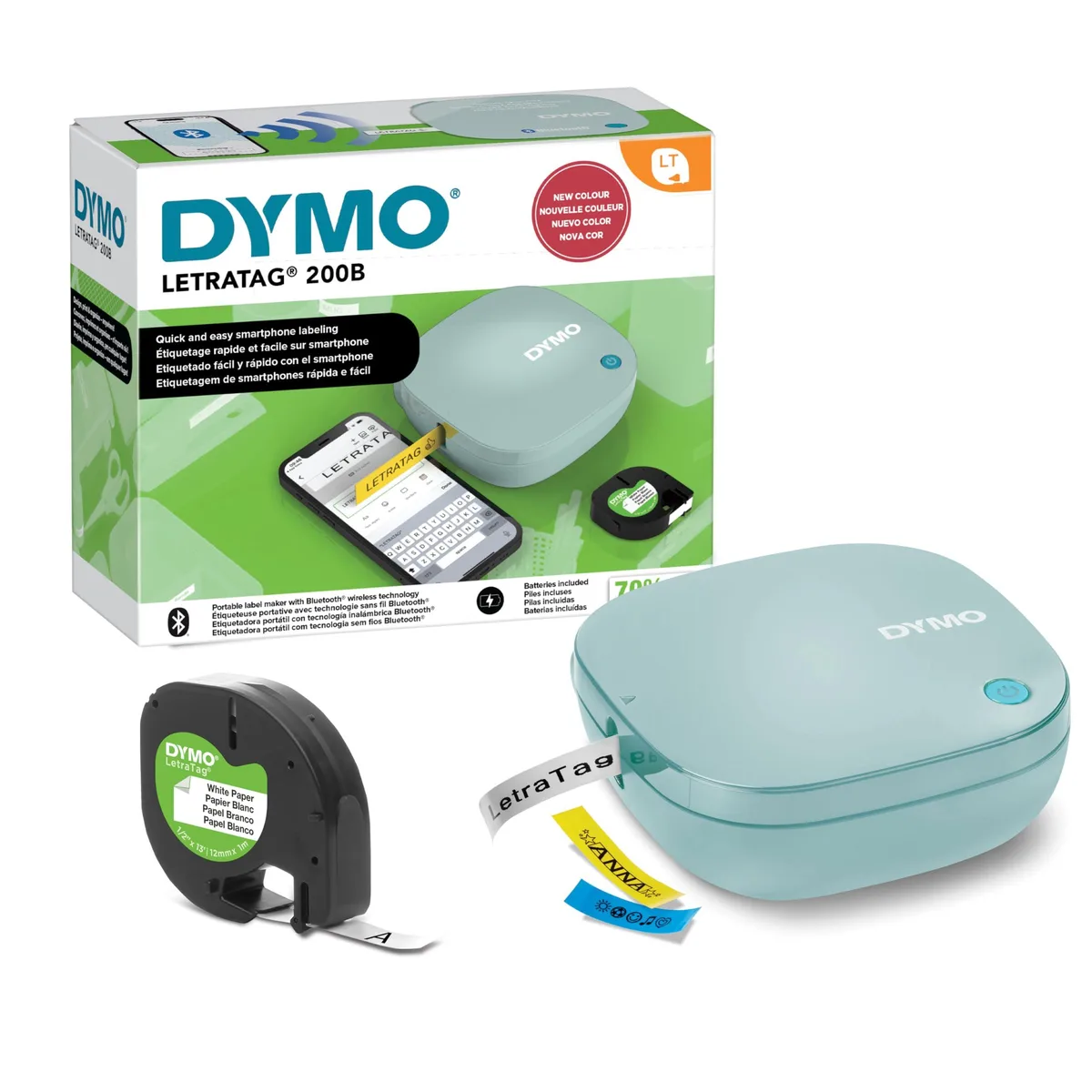  LetraTag 200B Label Maker Daydream Blue — product photo