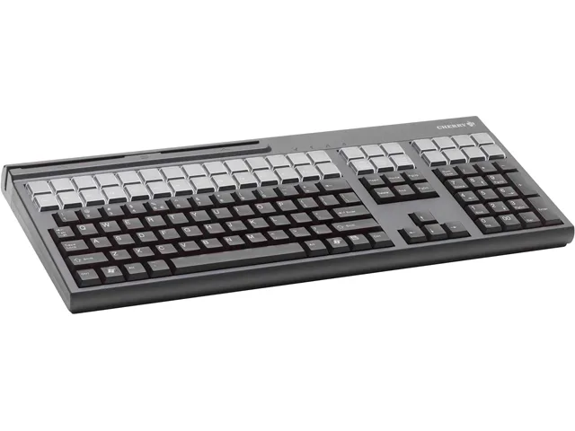 Cherry Cherry G86-71410EUADAA pos keyboard 17" 131 programmable 42 relegendable 3-track MSR USB IP54 black — product photo