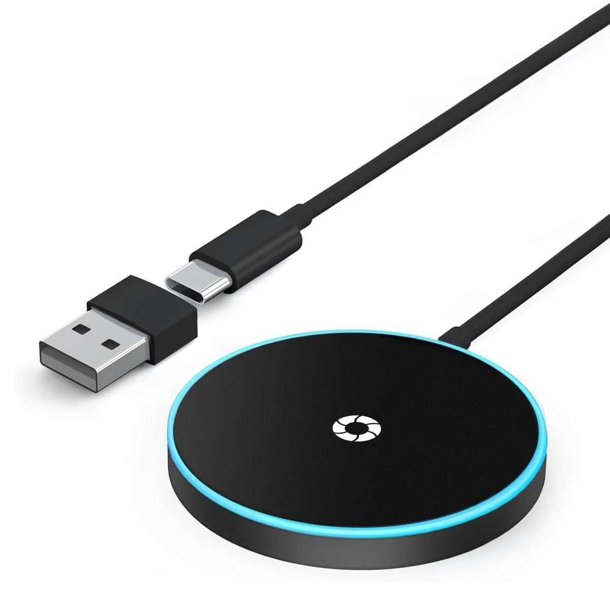 No Sew No Sew Magnetic Wireless Charger 15W USB-C/A Black-V2 — product photo
