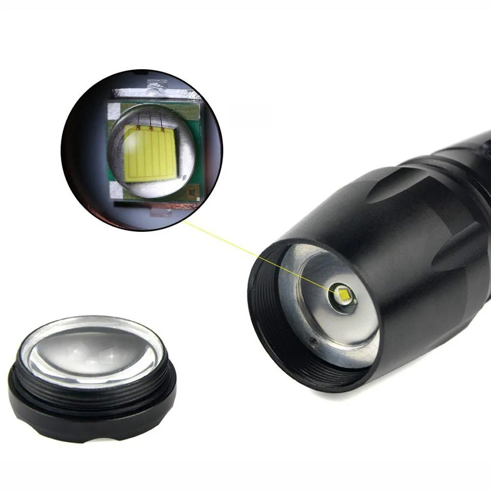 The Perfect Part The Perfect Part 90000LM LED Tactical Flashlight 2 Pack — product photo