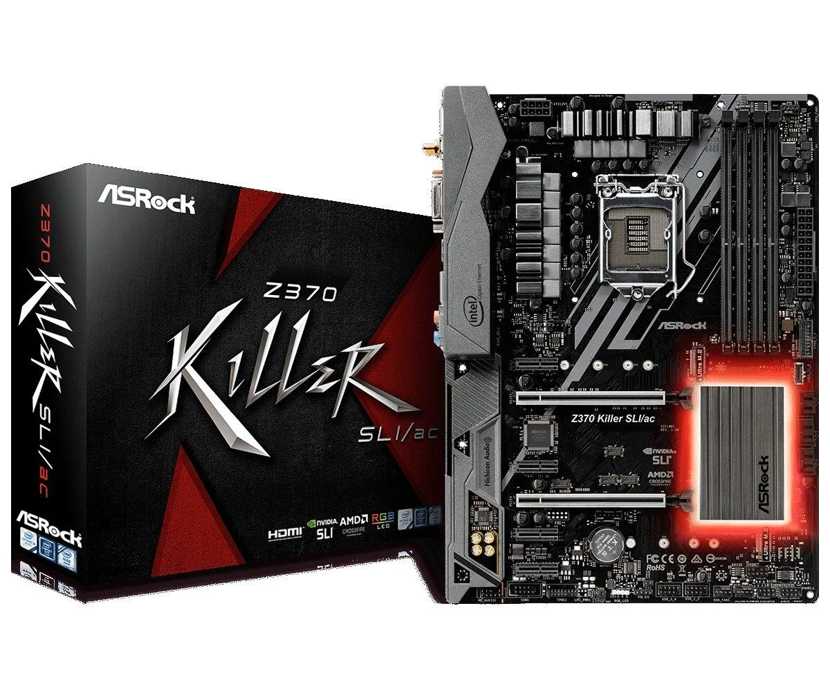 ASRock ASRock Z370 Killer SLI/ac Intel motherboard — product photo