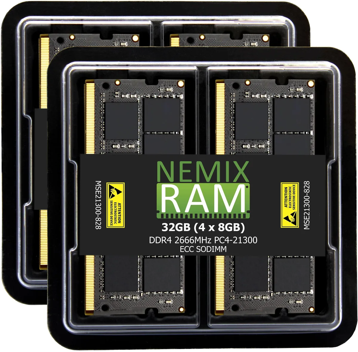 NEMIX RAM NEMIX RAM 32GB (4x8GB) DDR4 2666 CL19 ECC SODIMM — product photo