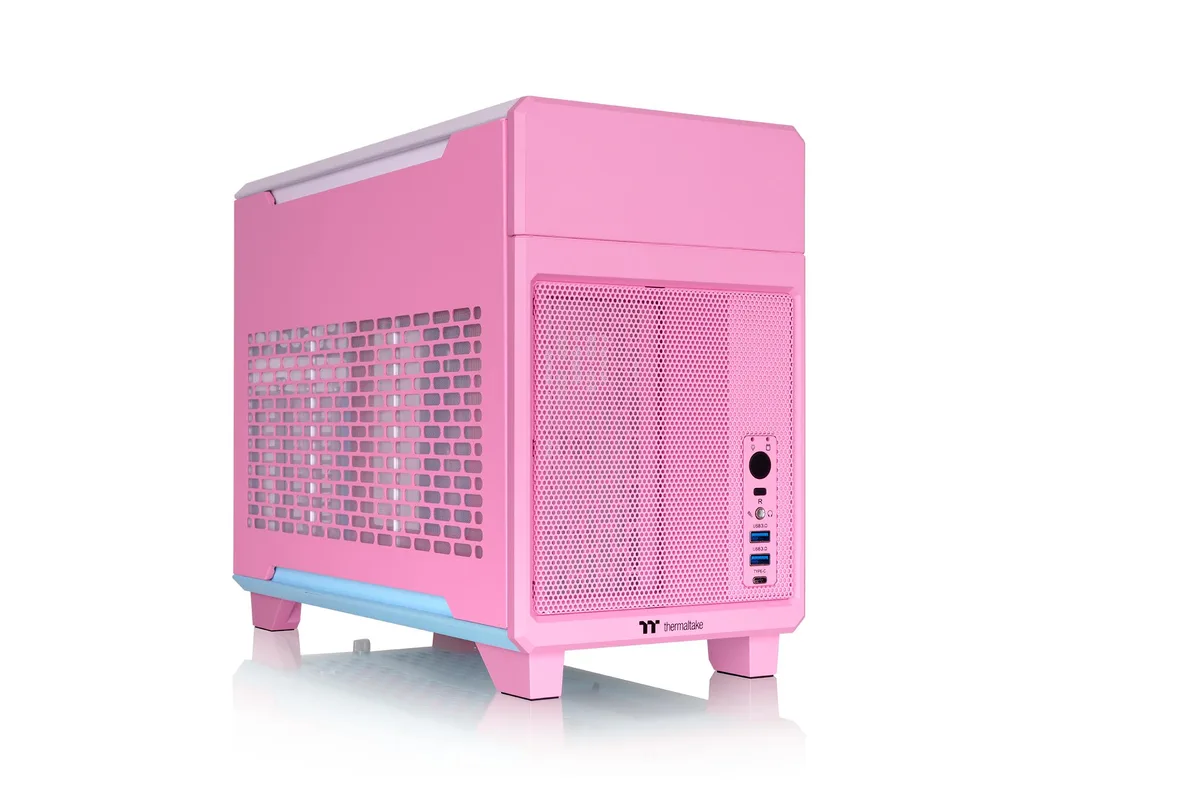 Thermaltake Thermaltake TR100 Bubble Pink PC Case CA-11A-00SANN-00 — product photo