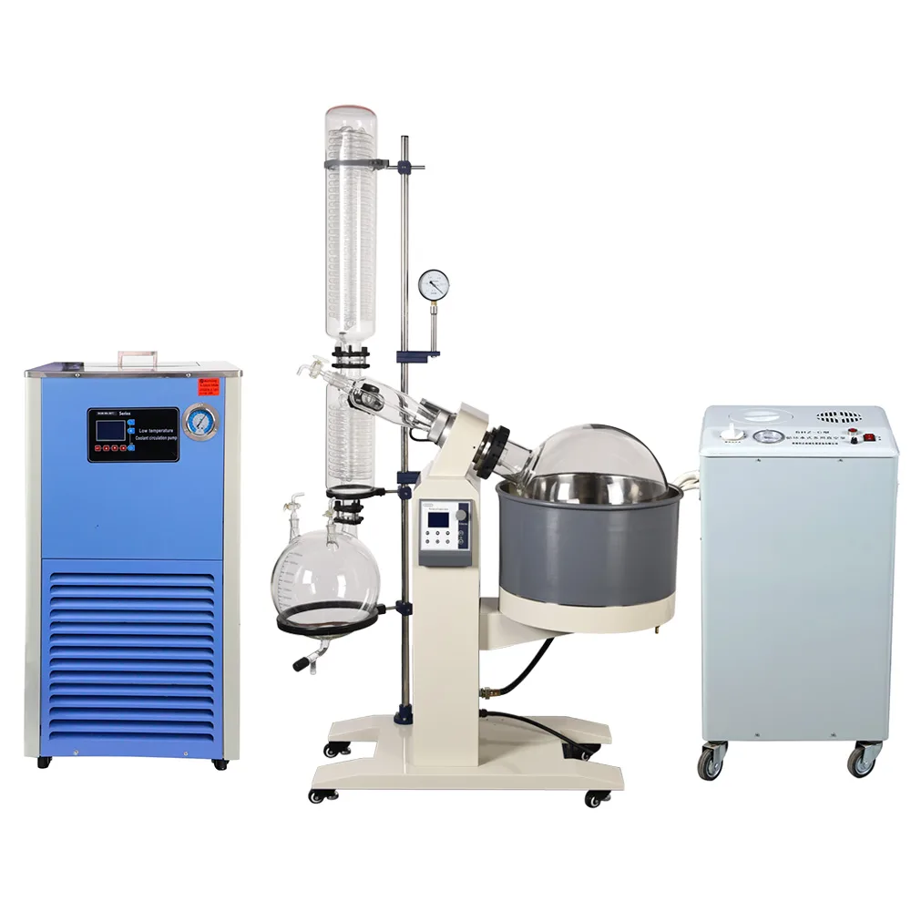 HNZXIB HNZXIB R1050 50L Rotary Evaporator 220V Set with Chiller and Vacuum Pump — product photo