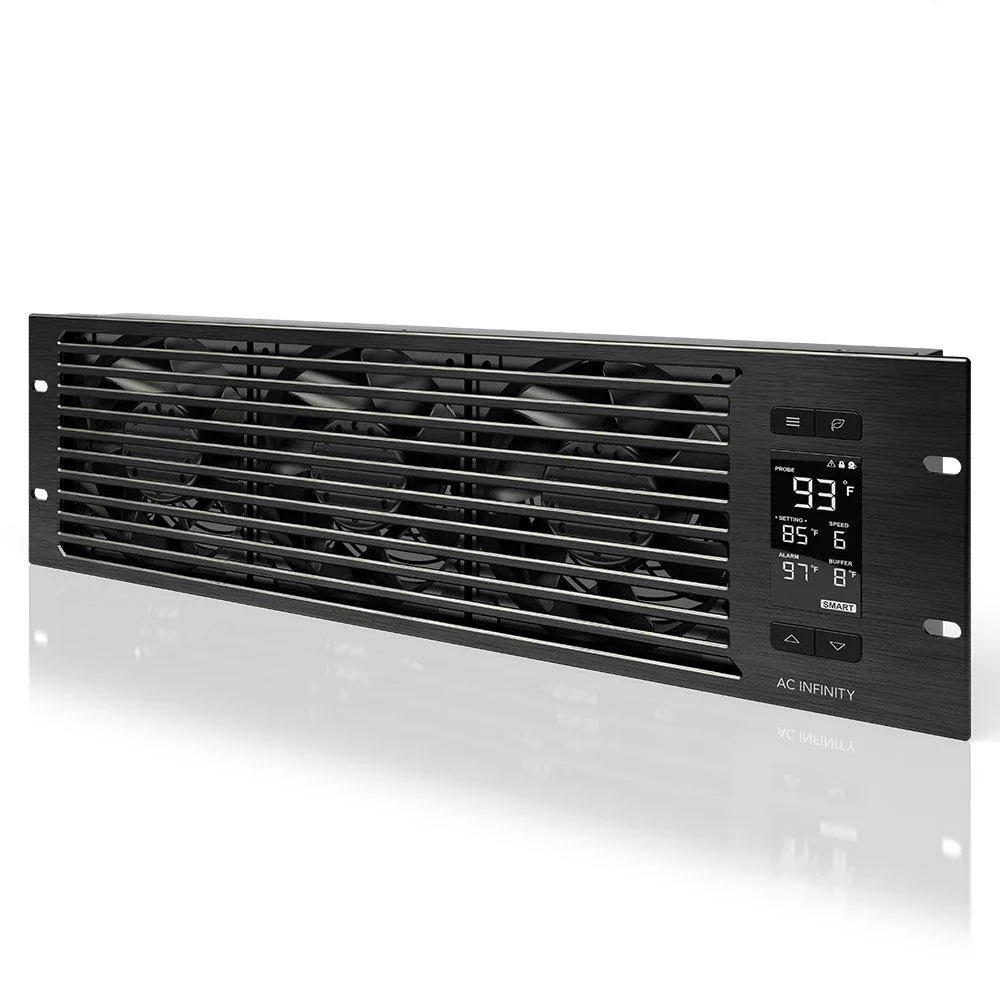 AC Infinity AC Infinity CLOUDPLATE T9-N 3U Intake Fan Panel 60-300 CFM 12-38 dBA — product photo