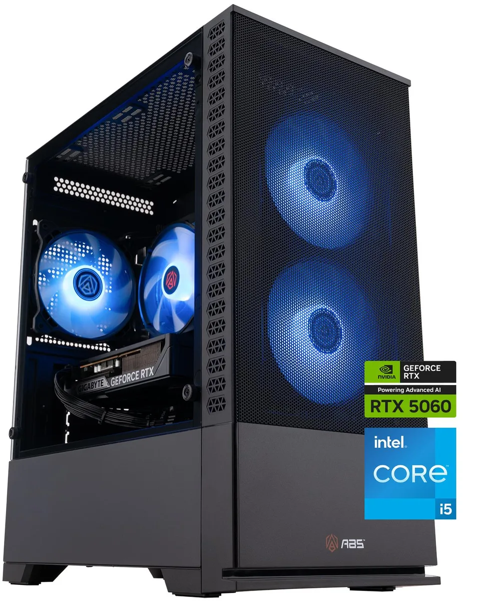 ABS ABS Cyclone Aqua CA14400F50604 gaming PC i5-14400F RTX 5060 32GB 1TB — product photo