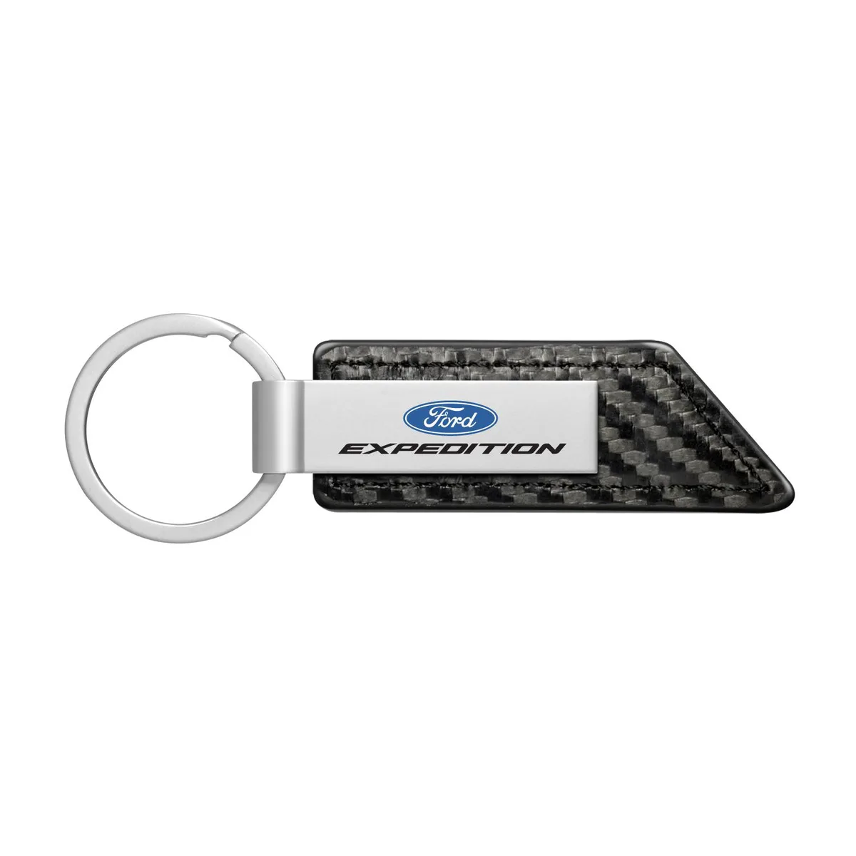 iPick Image, LLC iPick Image, LLC Ford Expedition Carbon Fiber Black PU Leather Key Chain car electronics accessory — product photo