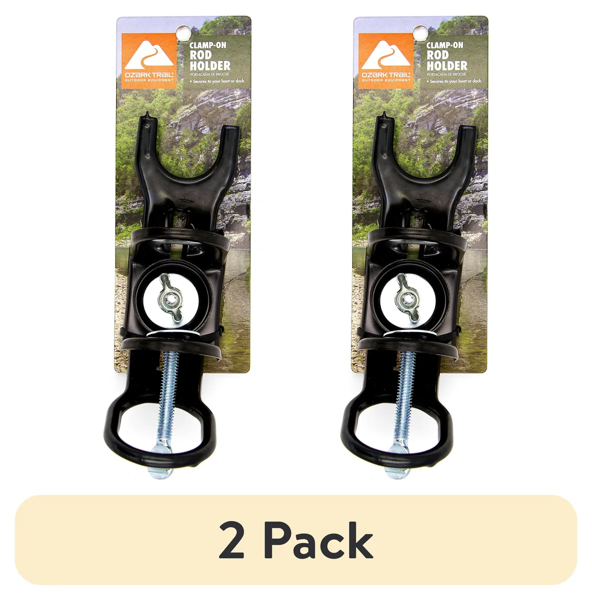 Ozark Trail Ozark Trail Clamp-On Fishing Rod Holder 2 pack — product photo