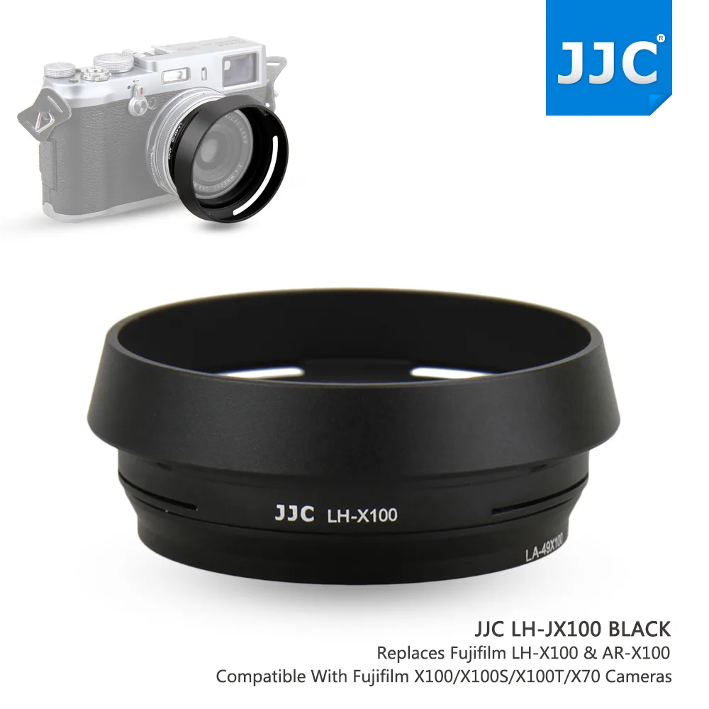 JJC Photography Equipment JJC Photography Equipment LH-JX100 Black Lens Hood Adapter Ring 49mm — product photo