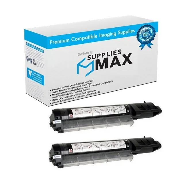 SuppliesMax SuppliesMax Dell 2BK3CN Black Toner Cartridge 2-Pack 4000 Pages — product photo