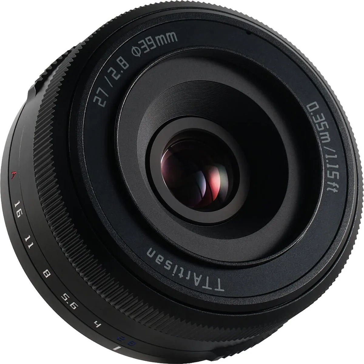 TTARtisan TTArtisan AF 27mm f/2.8 Lens for Sony E Yellow-Orange — product photo