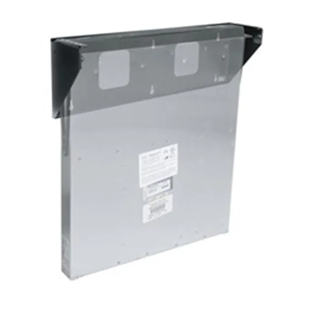 Black vertical 4U rack panel mount, wall or desk install