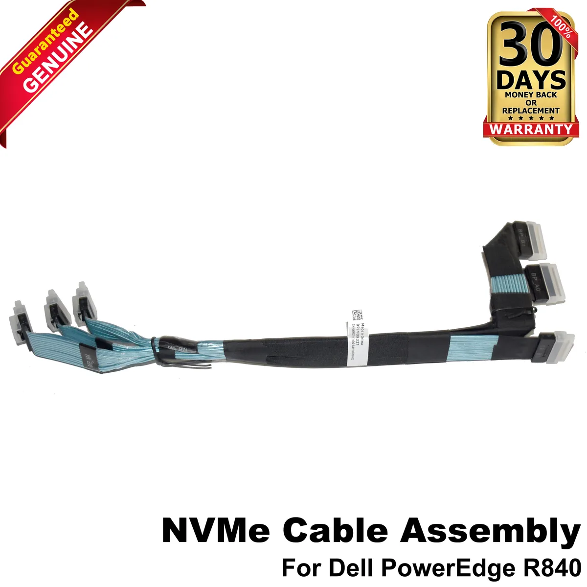 DELL DELL PowerEdge R840 24x 2.5" NVME PCIe Cable Assembly XM32T laptop replacement part — product photo